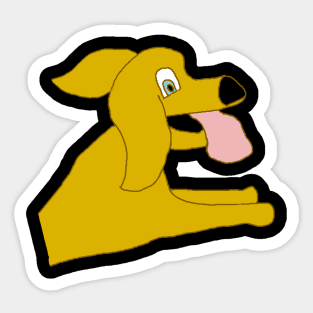 Golden Dog Sticker